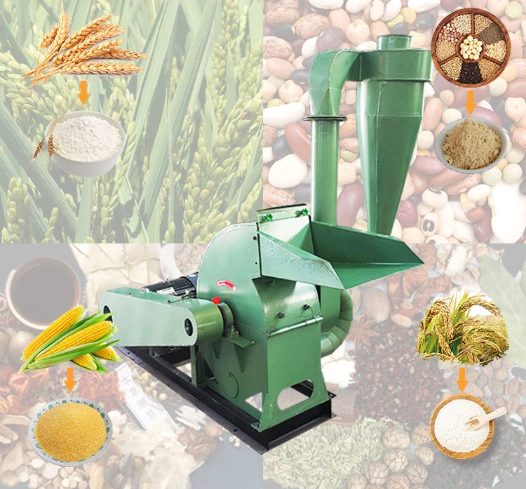 Cassava Crushing Machine for Sale Small Poultry Feed Hammer Mill