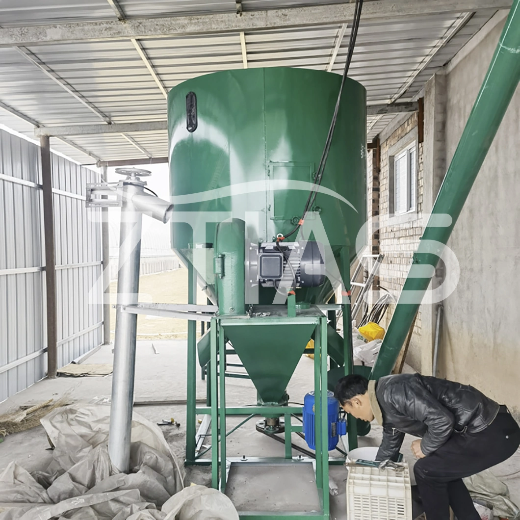 Animal Feed Vertical Mill and Food Mixer Machine Price Good Poultry Chicken Feed Mixer Grinder