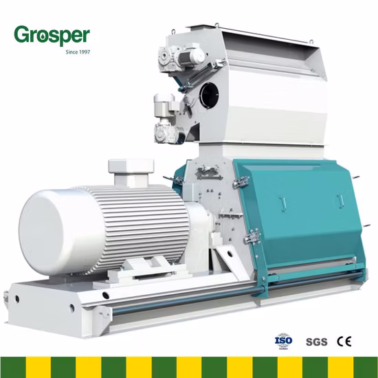 Best Price of High Efficiency Maize (Corn) Hammer Mill in Chicken and Poultry Animal Feed Mill with CE Certification