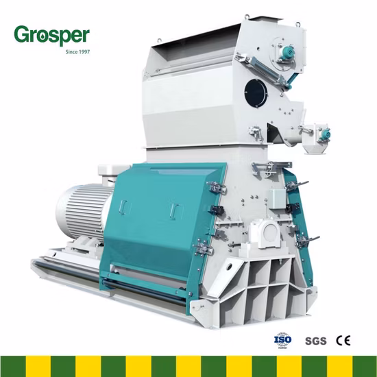 Best Price of High Efficiency Maize (Corn) Hammer Mill in Chicken and Poultry Animal Feed Mill with CE Certification