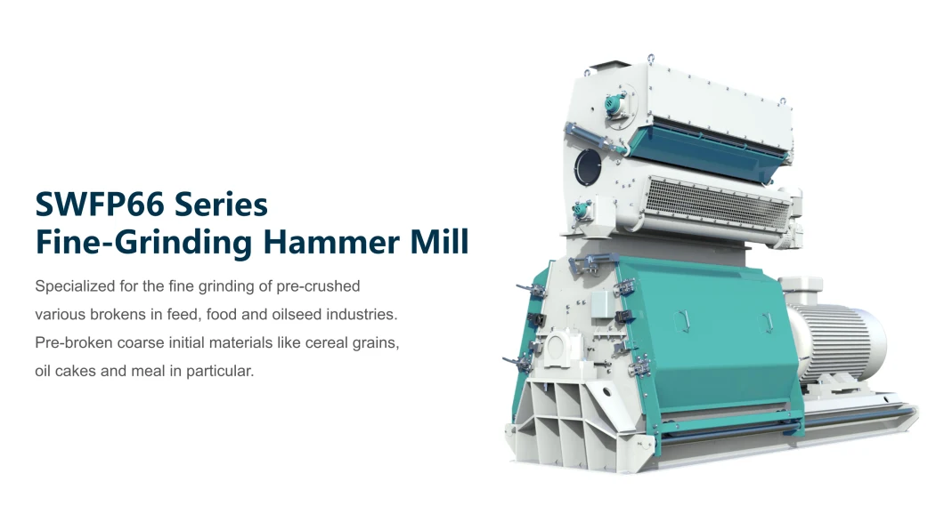 Best Price of High Efficiency Cattle and Ruminant Animal Feed Hammer Mill Grinder with CE Certification