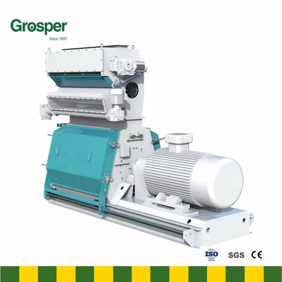 Best Price of High Efficiency Maize (Corn) Hammer Mill in Chicken and Poultry Animal Feed Mill with CE Certification