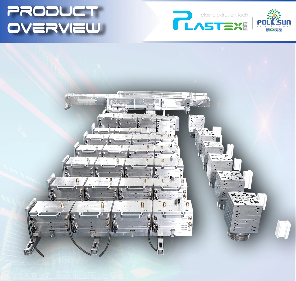 Plastic PVC PE WPC Window Door Profile Extruder Extrusion Production Machine Line