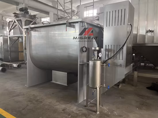 粉末食品・飼料用横型ミキサー