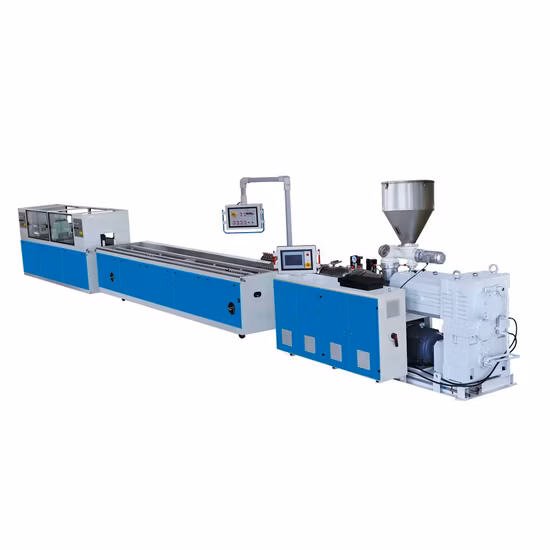 PVC/PP/HDPE/LDPE パイプ/プロファイル/顆粒/ペレット/パネルを製造するための単軸および二軸プラスチック押出機