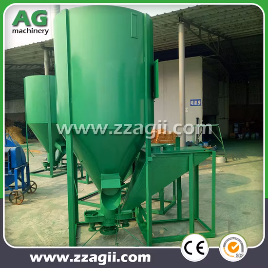 小型飼料工場用1000kg飼料処理グラインダーミキサー
